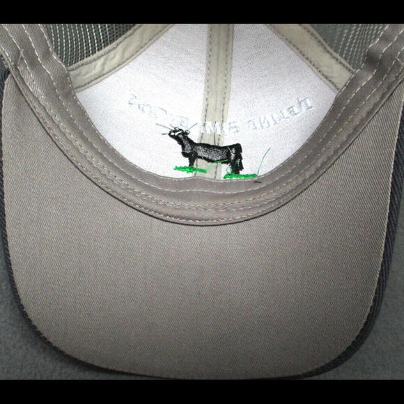 Deling Simmentals Trucker Hat, Gray Cap w/ Bull, Dolliver, Iowa - Picture 2 of 4